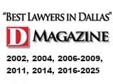 voted best dallas lawyers d magazine